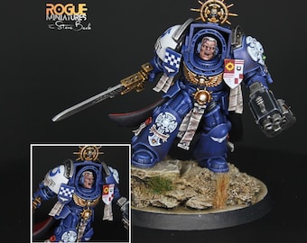 Space Marine Terminator Captain Warhammer 40k Commission.