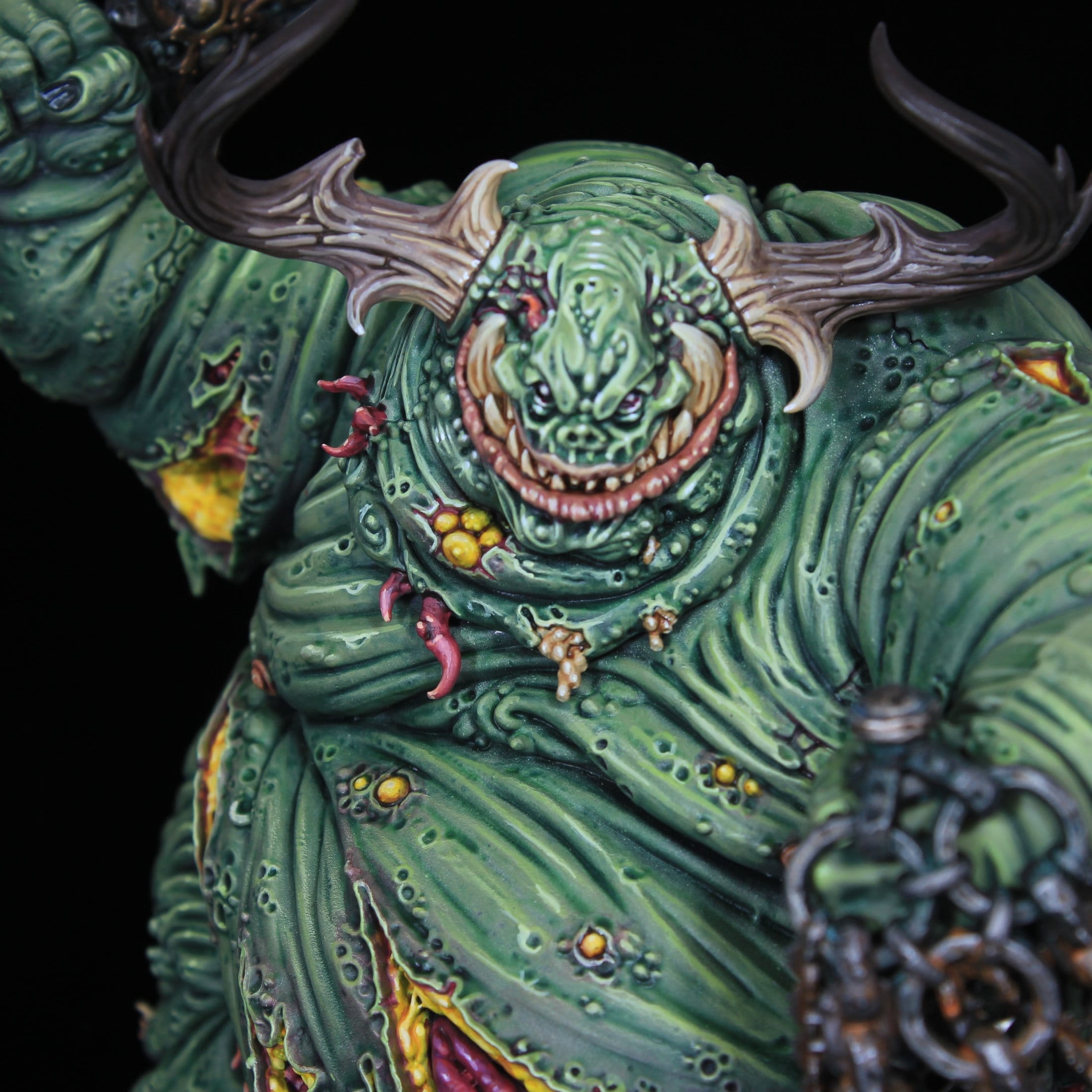 Great Unclean One proxy I painted for a friend. : r/Warhammer40k