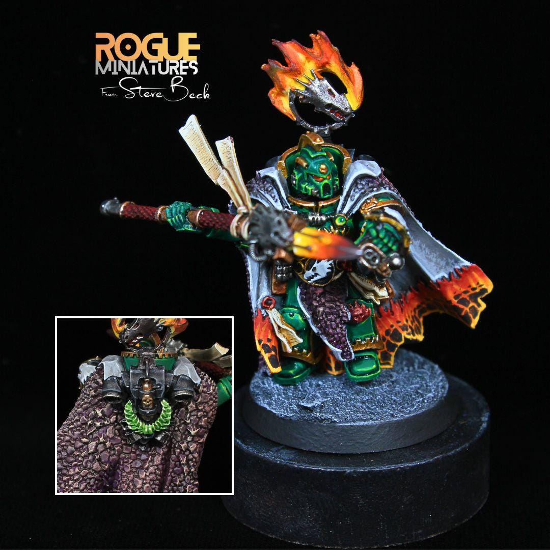 Vulkan He'stan Salamander Chapter Master*fine DETAIL* Commission