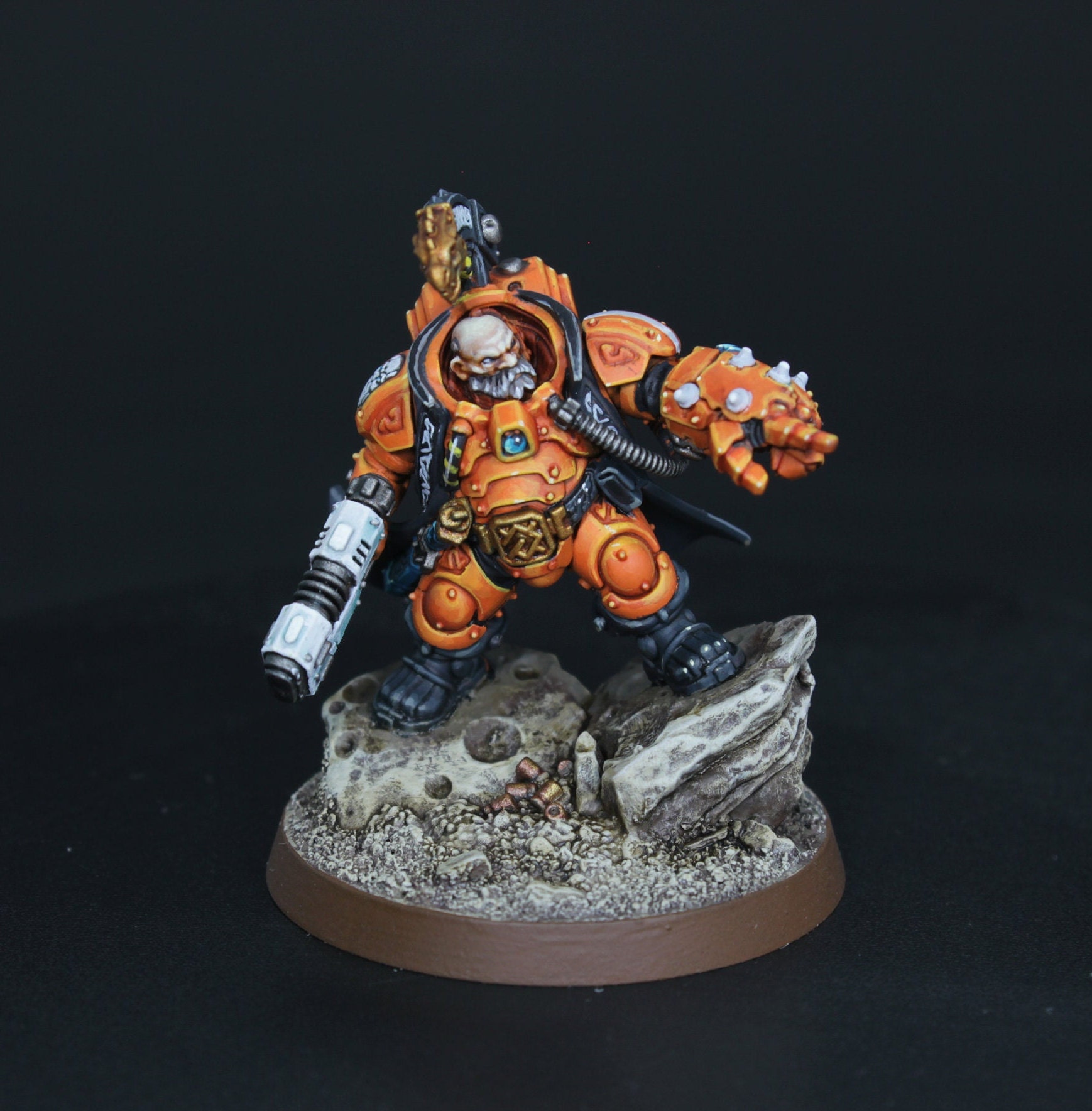 Warhammer 40k ギャロウフォールテレイン、ボードのみ Kahl *ADVANCED DETAIL* Leagues of Votann Character Commission