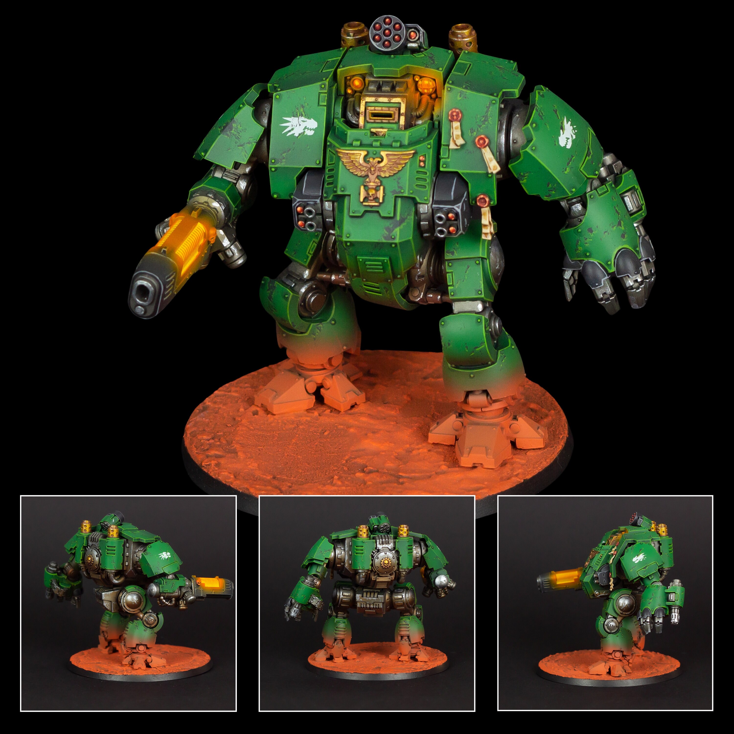 サラマンダー軍 - ウォーハンマー 40k 塗装済みプライマリス スペース 