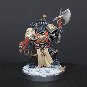 Castellan - Space Marines Templiers Noirs - Commande Warhammer 40k >>NIVEAU ÉLITE<<