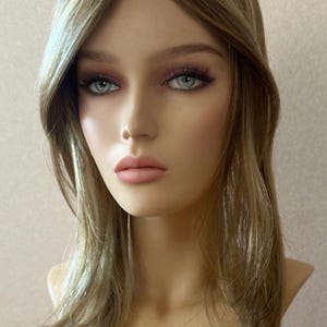 Human Hair Women’s Topper Toupee Extensions Enhancer Premium Quality 8”-22” Inches Length Colour  Creamy Toffees Rooted Custom Made