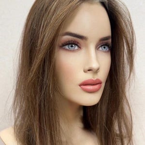 Echthaar Damen Topper Toupee Erweiterungen Enhancer Premium Qualität 8 "- 22" Zoll Länge Farbe Schokoladenmousse Braune Wurzel Nach Maß