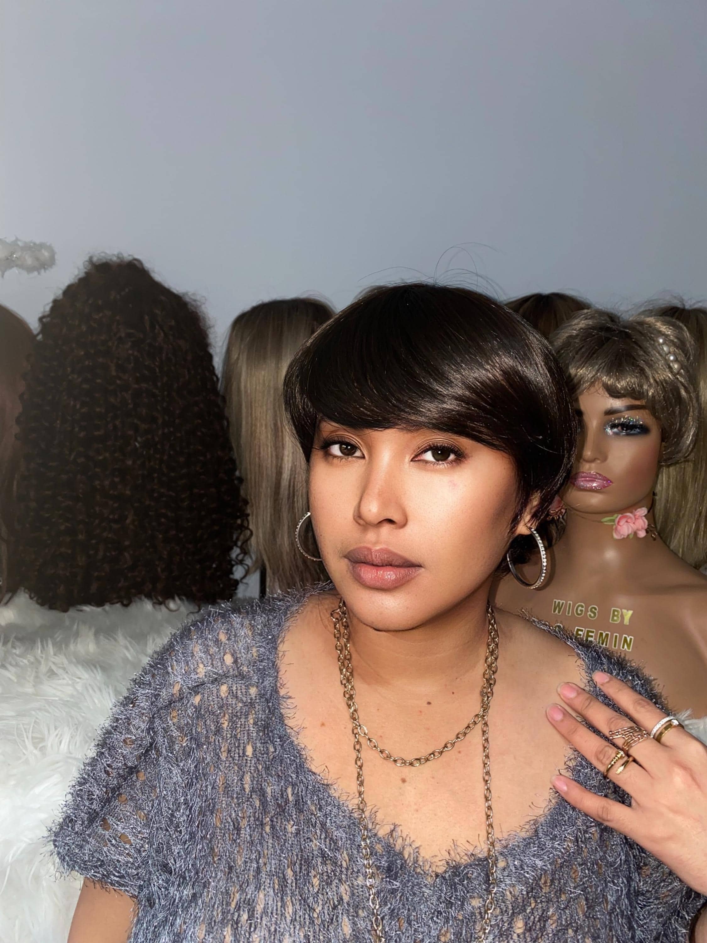 Premium Quality Synthetic Wigs 100% Modacrylic Hair Fibre Colour Dark Chocolate Brown Classic Bob