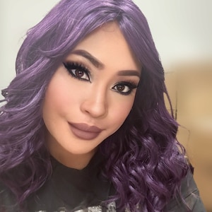 Human Hair Wigs Wigs 8-28” Inches  Wig  Ultra Violet Balayage T-Part/ 13x4/ 13x6 High Quality Lace Front Wig Cap