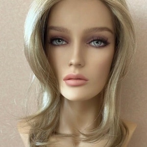 Human Hair Women’s Topper Toupee Extensions Enhancer Premium Quality 8”-22” Inches Length Colour Gold Blonde  Custom Made