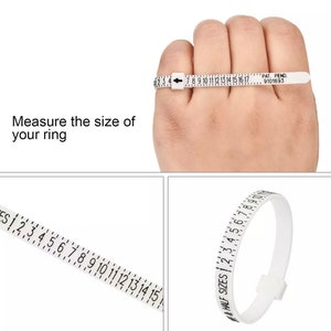 Standard Ring Sizer • Ring Size Measuring Kit • US Ring Size Tool Full