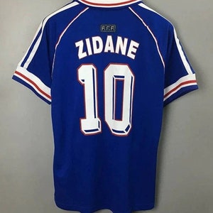 Francia Zidane mundial camiseta clasica - Etsy México