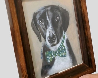 Portrait d'animal de compagnie personnalisé Authentiques portraits d'animaux peints à la main personnalisés, portrait de chien, mémorial de perte d'animal de compagnie