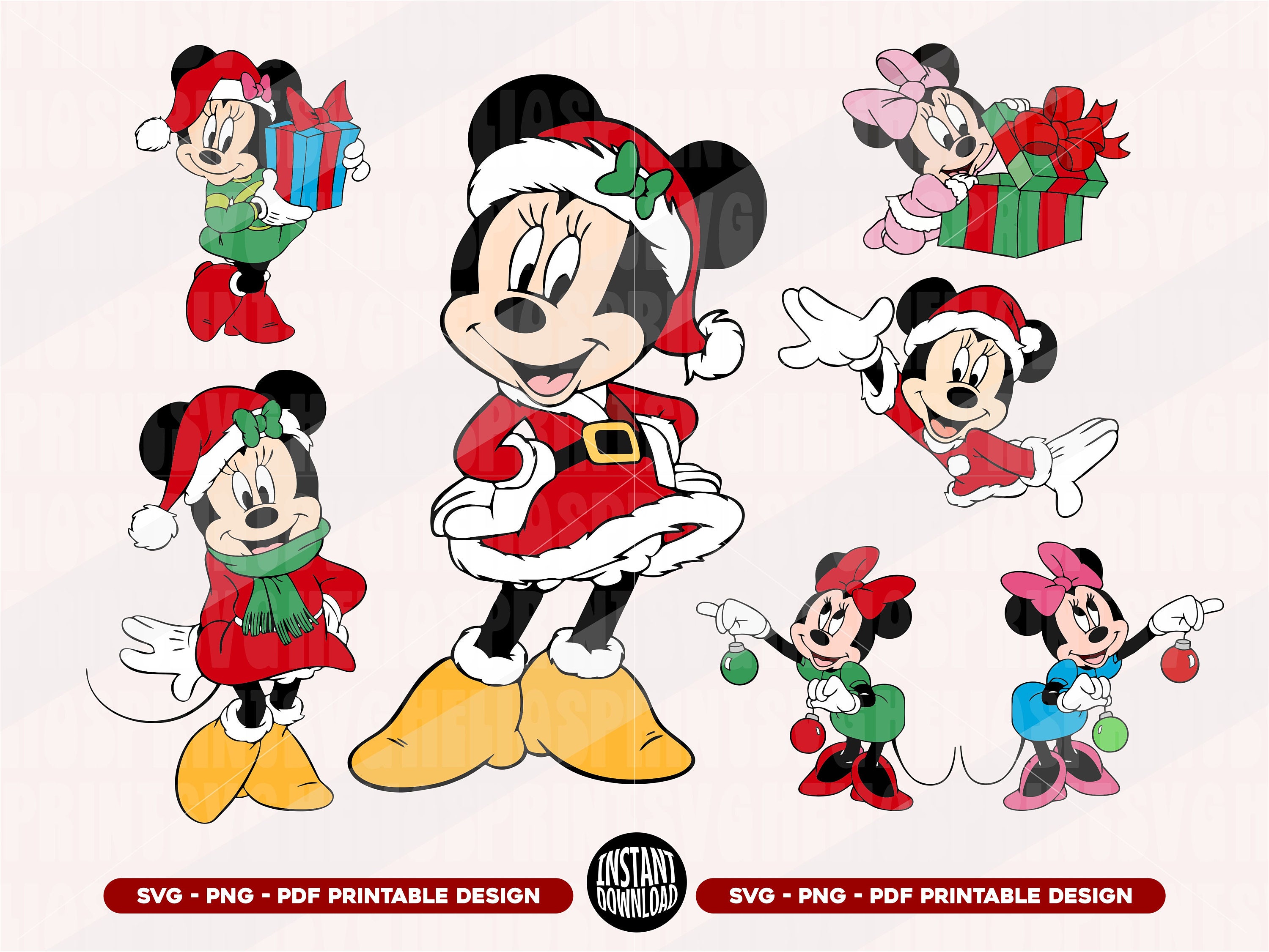 mickey mouse ears christmas clipart