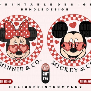 Bundle Checkered Valentines Mouse PNG, Checkered Png, Valentines Mickey, Valentines png, Funny Valentine png, Valentines Sublimation Designs