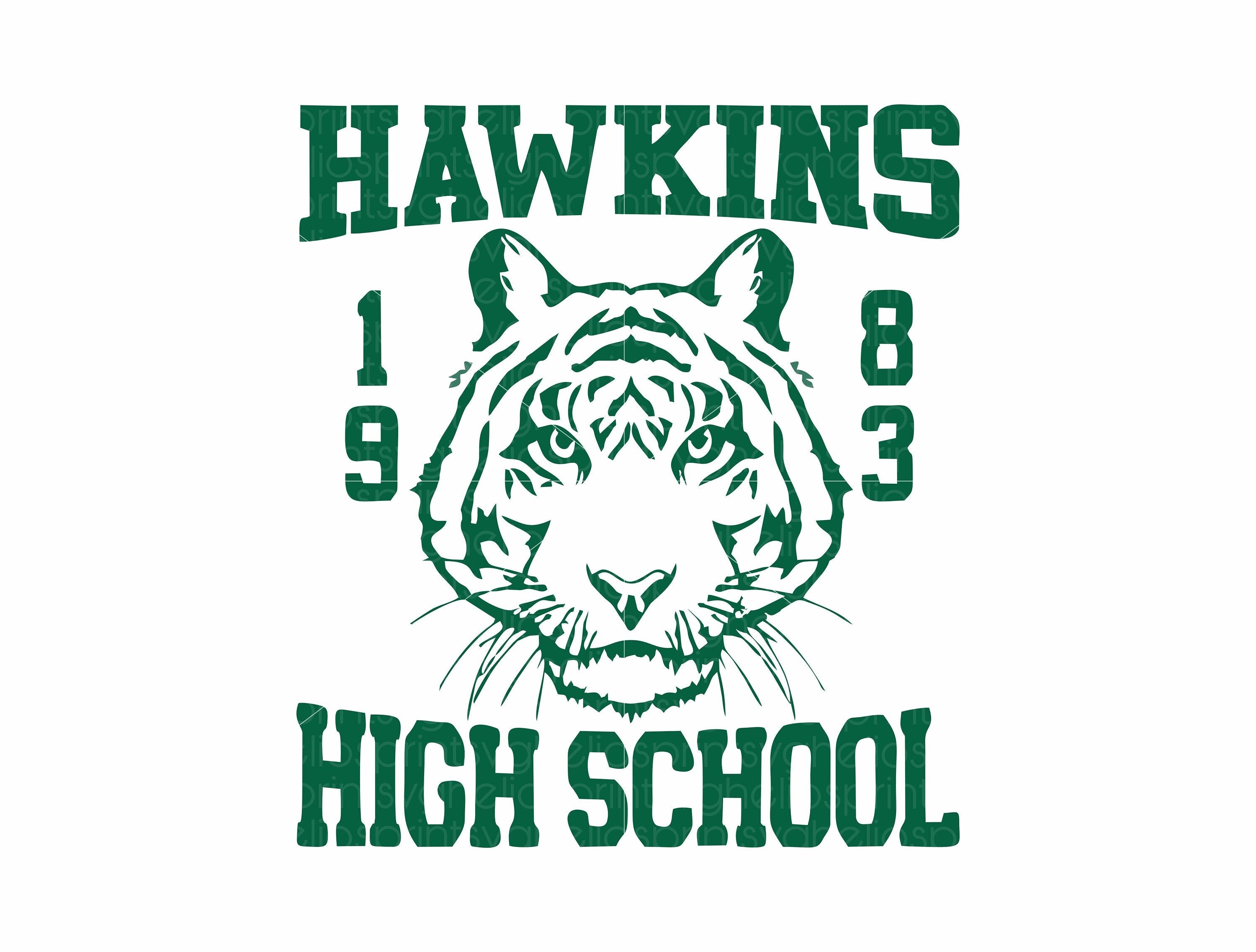 Hawkins Shirt Svg Hawkins Svg Hawkins High School 1983 Green Etsy