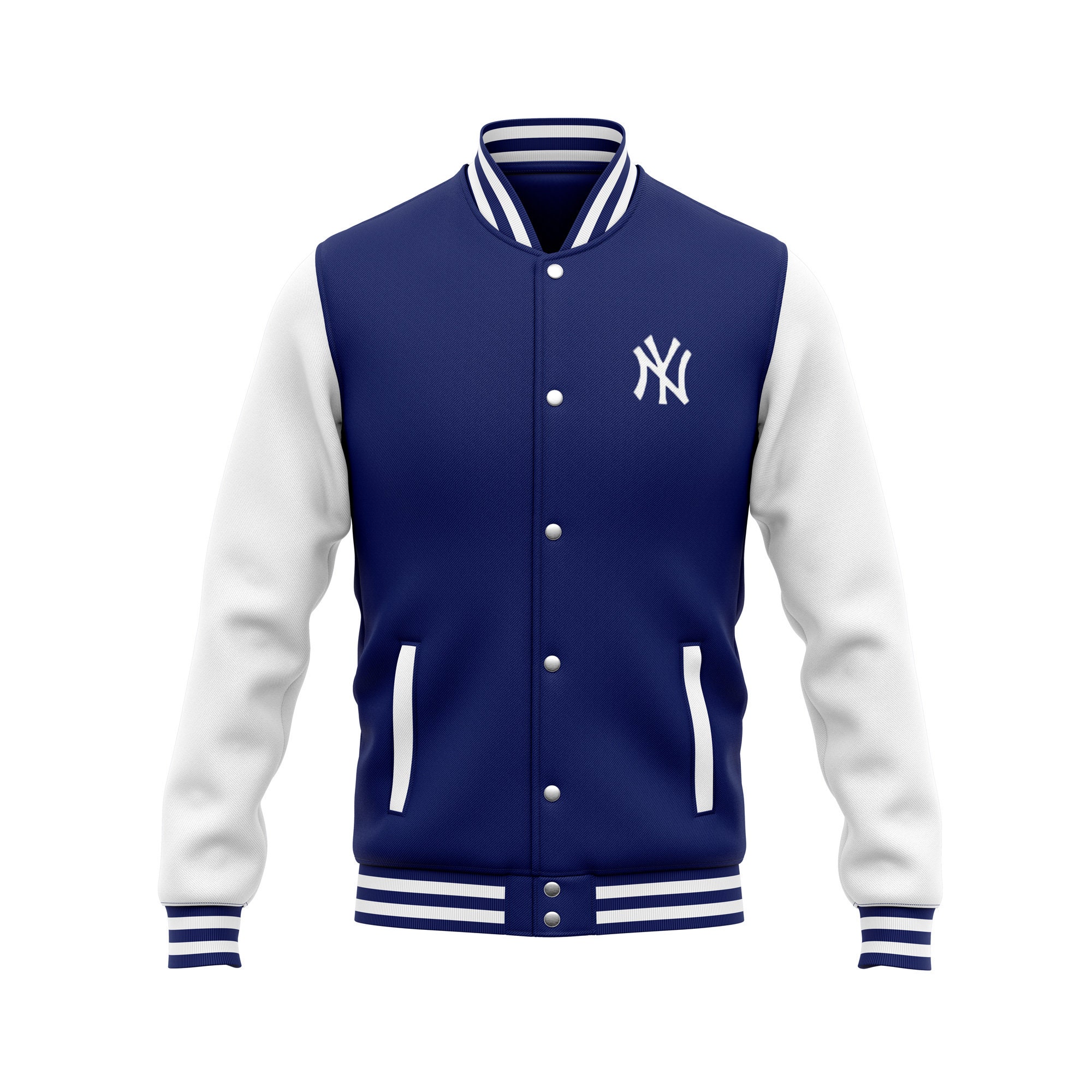 MLB Wool/Leather New York Yankees Black Varsity Jacket - HJacket