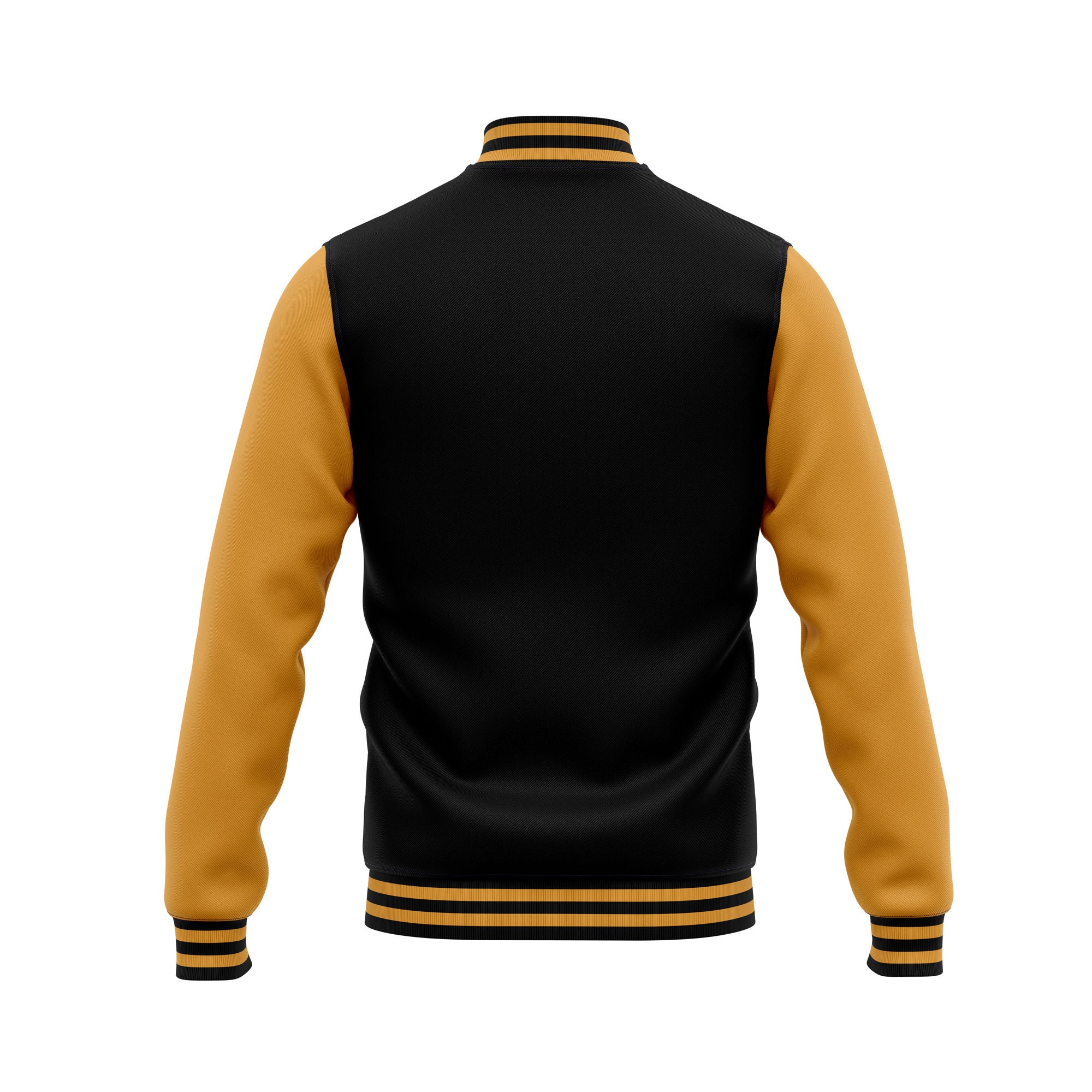 Black & Yellow Varsity Jacket 