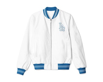 Los Angeles Dodgers MLB Bomber Jacket - Handmade Jacket