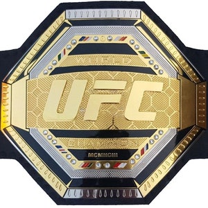 UFC Ceinture de championnat en cuir véritable pour adulte : : Mode