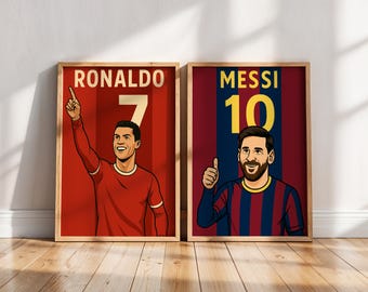Póster de jugador de fútbol personalizado/Regalos para niños, cumpleaños, esposos, Navidad, novios, deportes, fútbol, aniversario, Copa del Mundo, Premier League