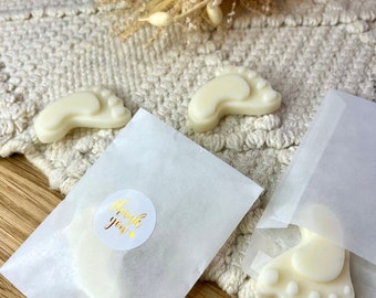 Baby Foot Wax melt - Soy wax - Home made - Gender Reveal - Baby shower
