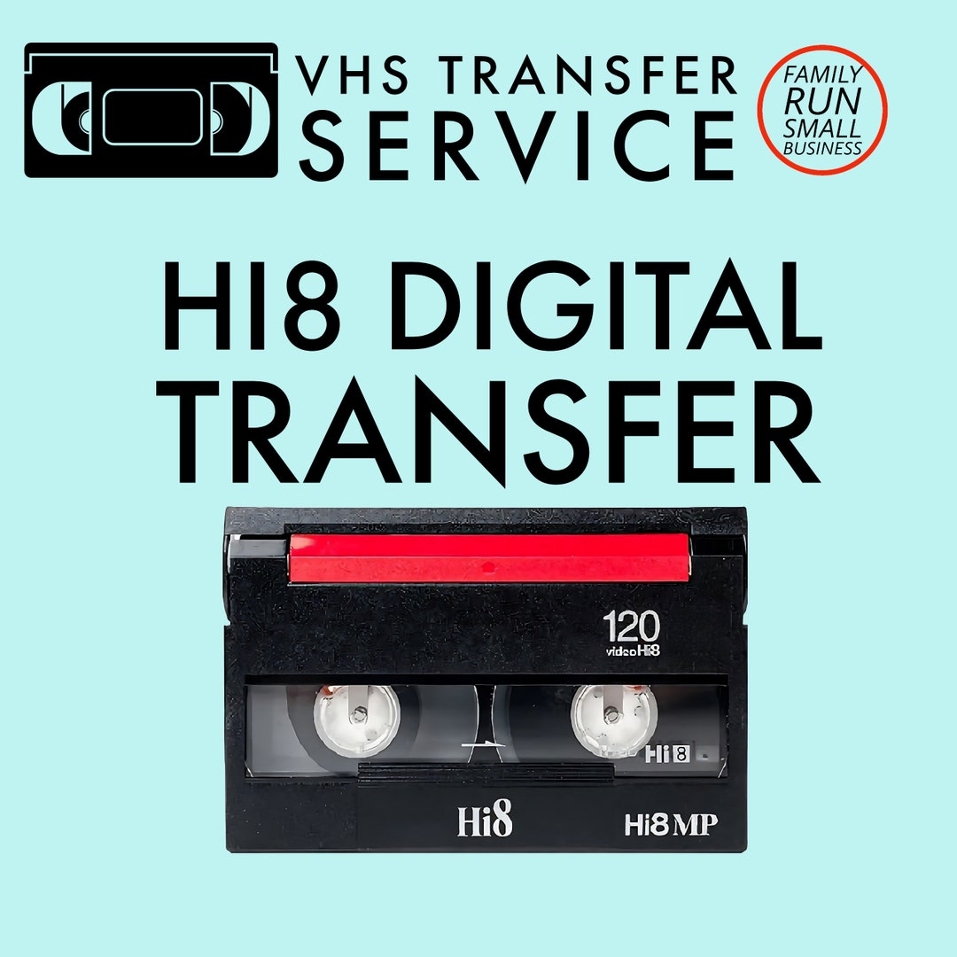 Video, Hi8 8mm Camcorder Tapes to Digital Transfer for Download Etsy UK