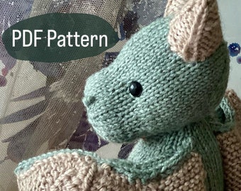 UPDATED *check description please* - EN - Little Dragon "Firlefanz" | PDF Knitting Pattern