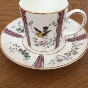 Vintage Coalport Bird of Paradise Coffee Cup.