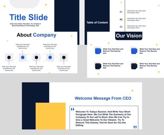 Digital Powerpoint Business Templates Which Can Be Editable in Etsy Digital Powerpoint Business Templates Which Can Be Editable in Etsy