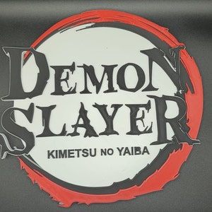 3D Demon Slayer Logo