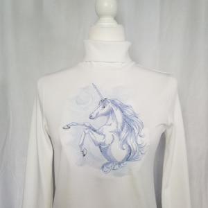 Size S US Size 6 8 Majestic Unicorn Sweater Embroidered Unicorn