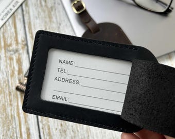 Personalized  Luggage Tag Wedding Favors, Travel Gift, Custom Luggage Tags Wedding, Groomsmen Gift, Leather Accessories