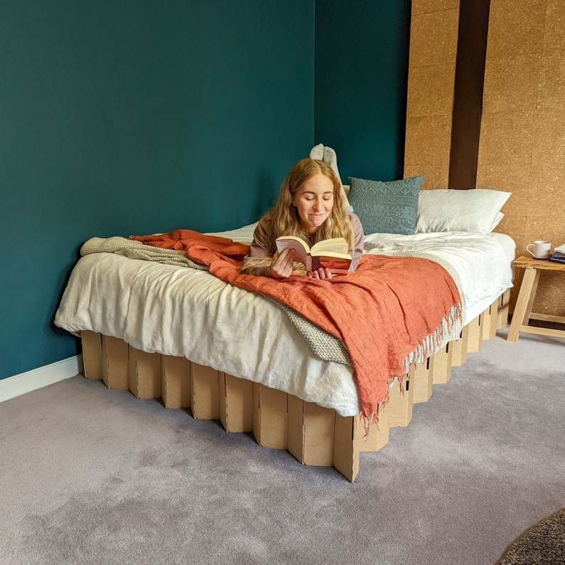 Yona Cardboard Bed Sustainable & Minimal Etsy