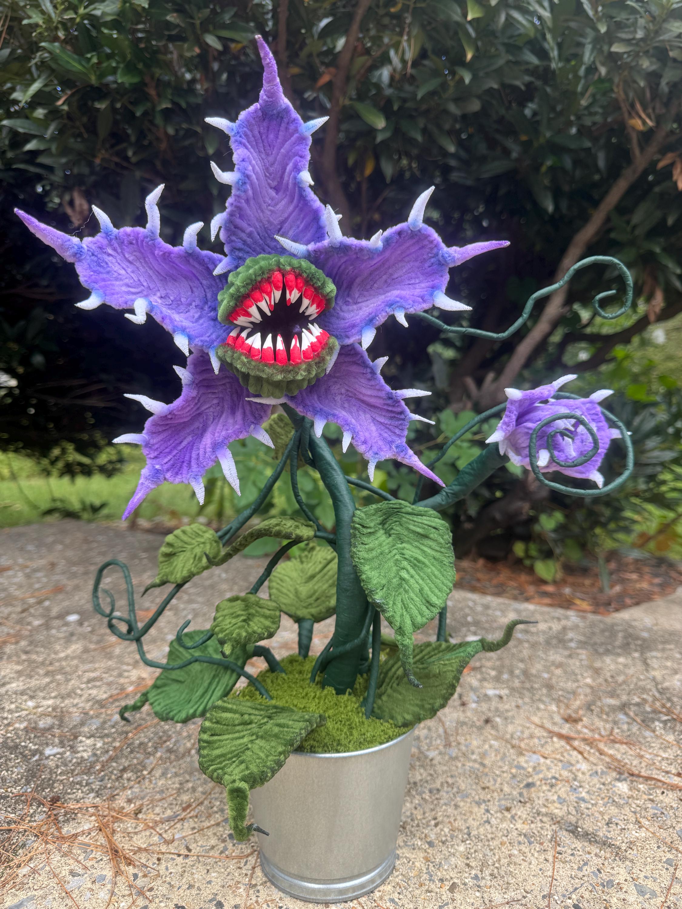Handmade Potted Pipe Cleaner Monster Plant, Halloween Spooky Decor - Etsy