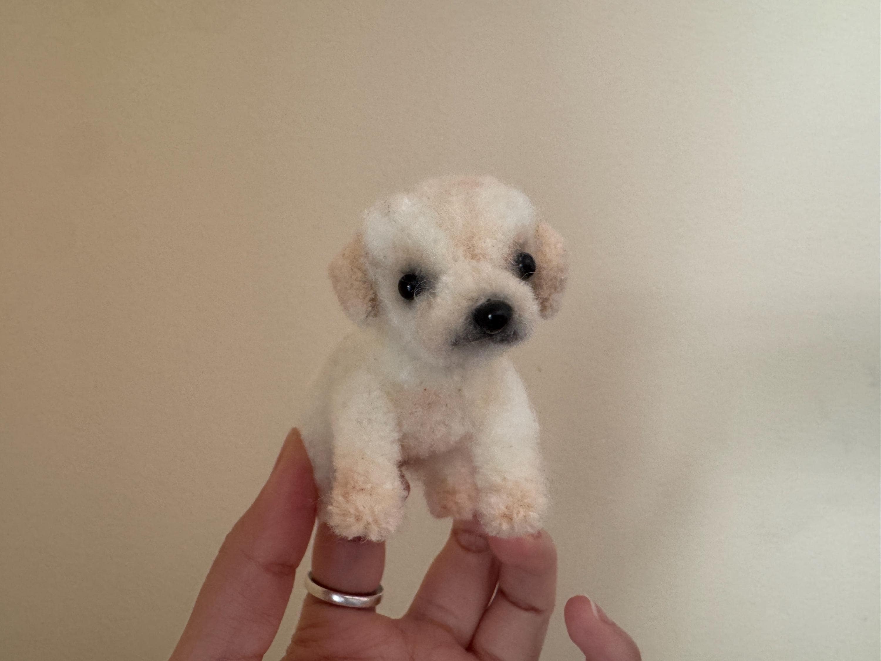 Handmade Miniature Pipe Cleaner Labrador Puppy – DIY Kit & Finished ...