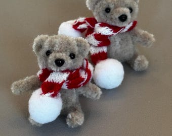 Handmade Wool Pipe Cleaner Bear – DIY Kit or Finished Item