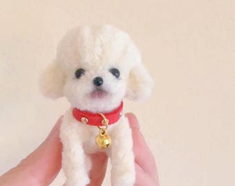 Handmade Pipe Cleaner Puppy – DIY Kit or Finished Miniature Dog