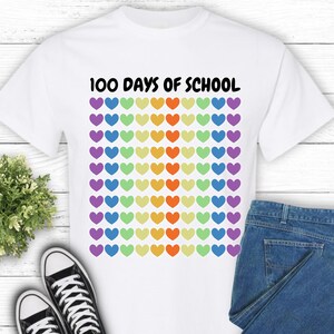 100 Days of School Shirt, 100 Day Shirt, 100th Day Of School Celebration, Student Shirt,Back to School Shirt, Gift For Teacher