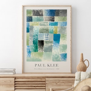 Paul Klee Print, Gallery Wall Art, Paul Klee Exhibition Poster, Printable Wall Art, Abstract Poster, Vintage Painting, Fine Art Print
