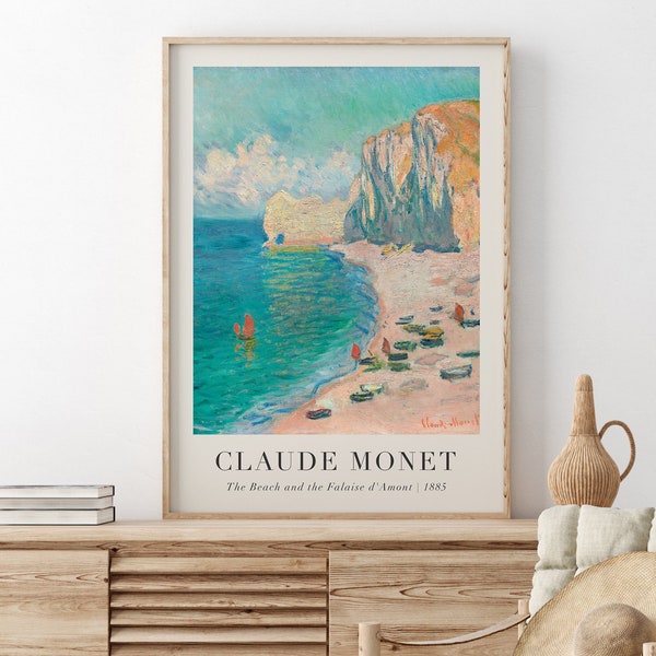 Monet Print, Claude Monet Painting, Monet Wall Art, Eclectic Wall Art, Printable Wall Art, Monet Exhibition Poster