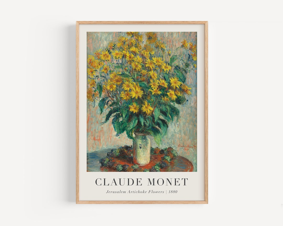 Claude Art Print, Jerusalem Artichoke Flowers, Print