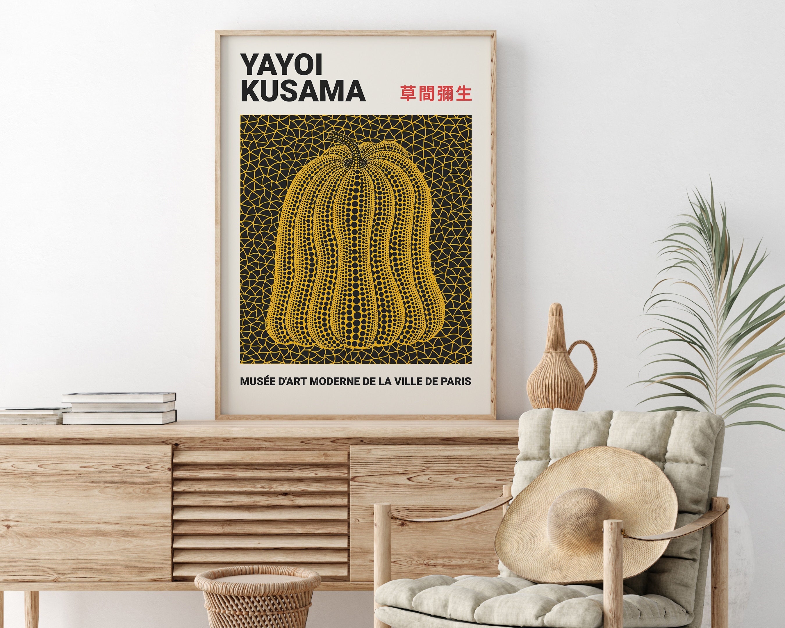 Yayoi Kusama - Pumpkin Colorfull Photographic Print for Sale by  penrosej121