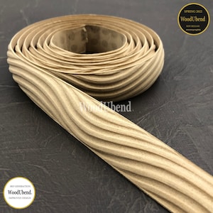 Pack of Two Wavy Trims TR719 1.2&quot; W x 81.9&quot; L x 0.2&quot; H