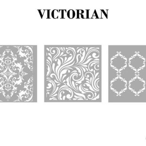 Grace On Design/ Victorian Stencil Pack 12" x 12"