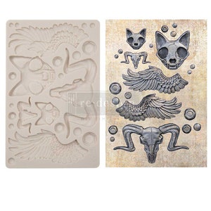 Redesign With Prima/ Amun And Bast Finnabair Mould 5"x8"
