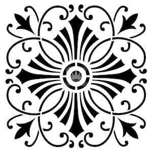 Posh Chalk Stencil "Posh Cross"