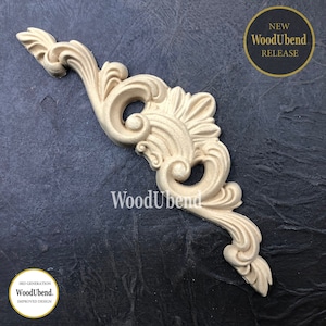 Pack of Two Pediments WUB6018 2.4&quot; W x 7.9&quot; L