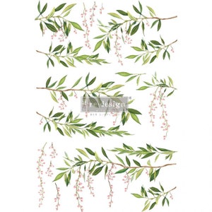 Redesign With Prima/ Spring Branch Redesign Decor Transfers total sheet size 48&quot;x35&quot;, cut into 3 sheets