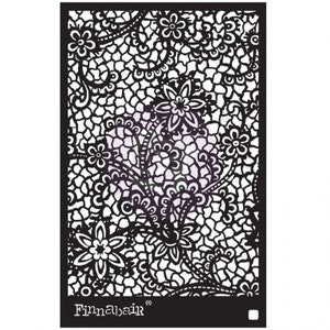 Redesign With Prima/ Floral Net 6x9 Stencils