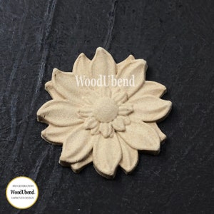 Pack of Five Classic Rounded Petal Flowers WUB0354 5x5cm *