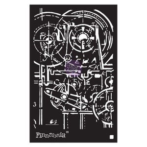Redesign With Prima/ Machinery Finnabair Stencil 1 piece, 6&quot;x9&quot;