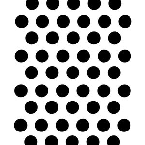 Posh Chalk Stencil Posh To Dot 8.3 in x 11.8 in